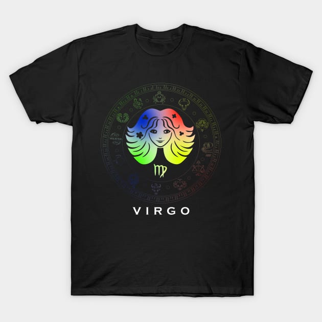 Zodiac sign Virgo T-shirt T-Shirt by Emotiondesign